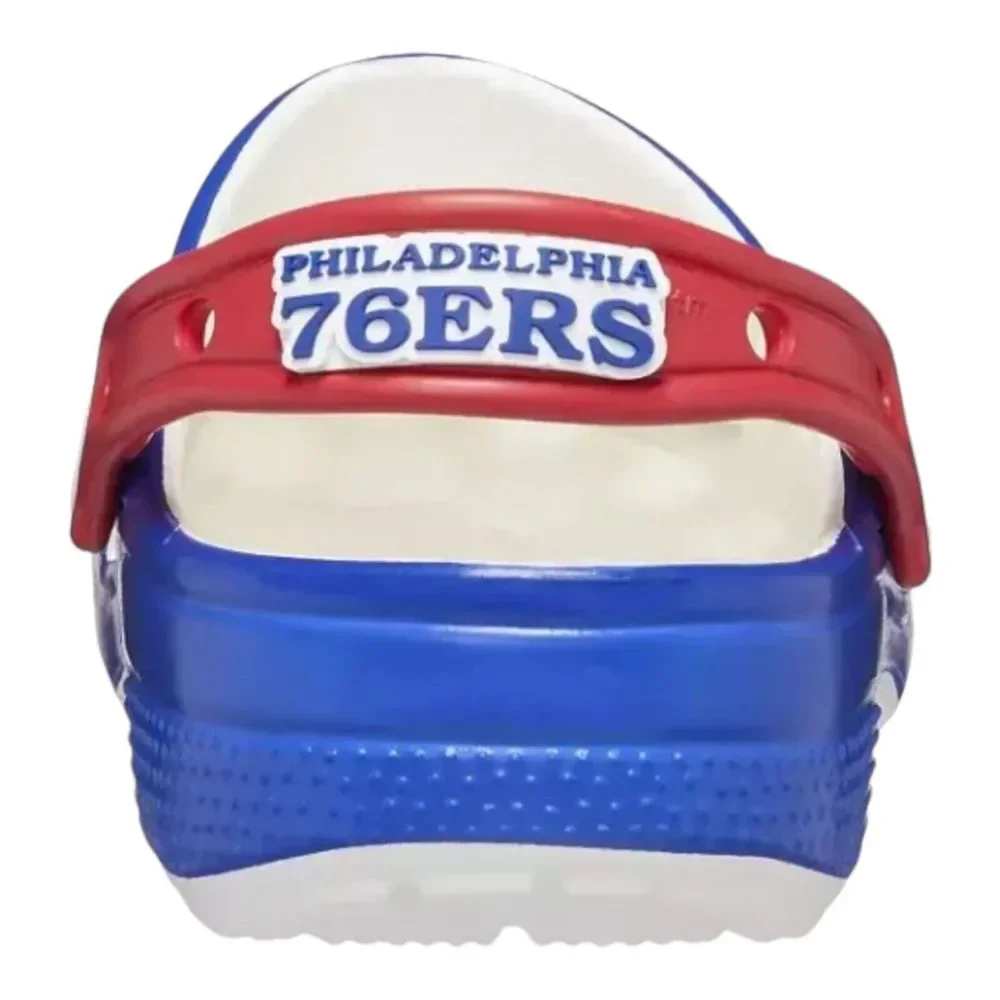 Crocs Classic‎ Clog Philadelphia 76ers NBA Blue Slip On Unisex Men's Size 13
